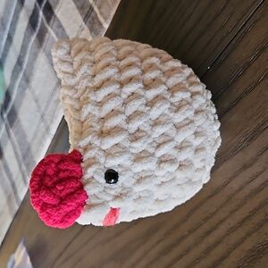 Plush Chicken with Red Comb